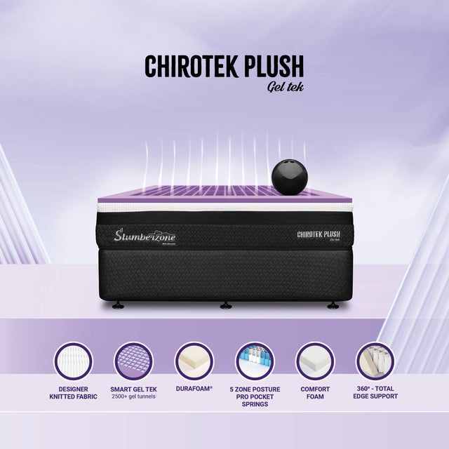 Chirotek Plush Gel Tek Mattress - NEW ZEALAND BED COMPANY