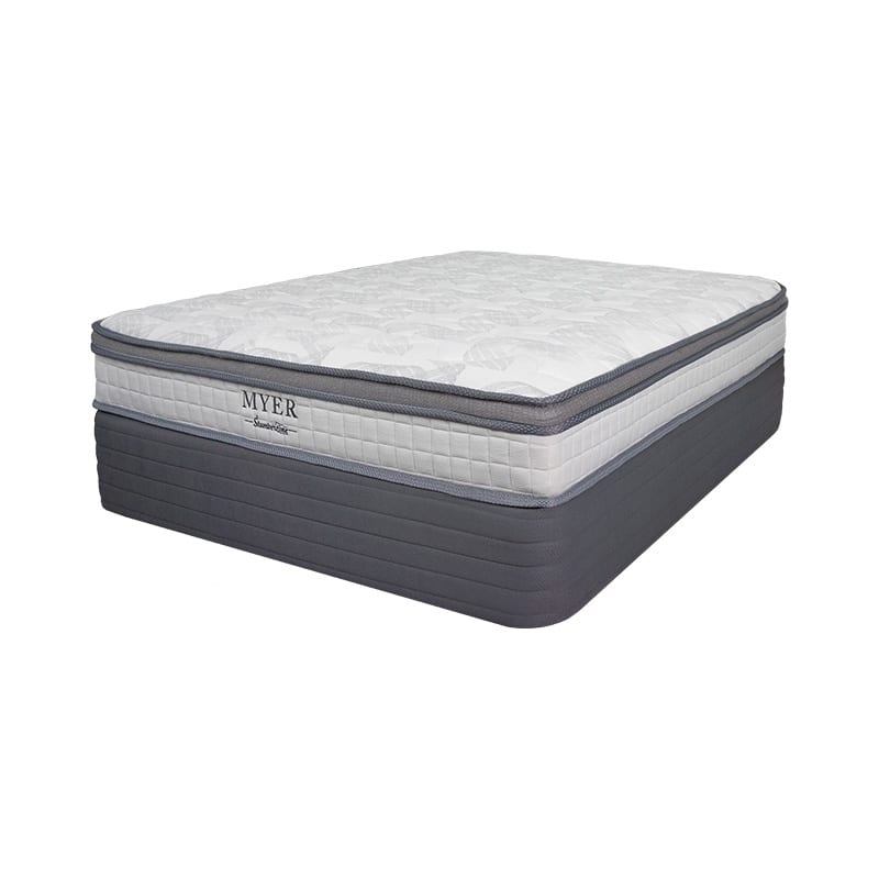 Myer Mattress with Nova Bed Frame (Mattress + Base + Headboard) - SLEEP CITY NZ