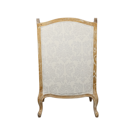 Ashwood Linen Chair – Strong Vintage Wood Design with Breathable Linen Upholstery - NEW ZEALAND BED COMPANY