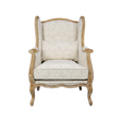 Ashwood Linen Chair – Strong Vintage Wood Design with Breathable Linen Upholstery - NEW ZEALAND BED COMPANY