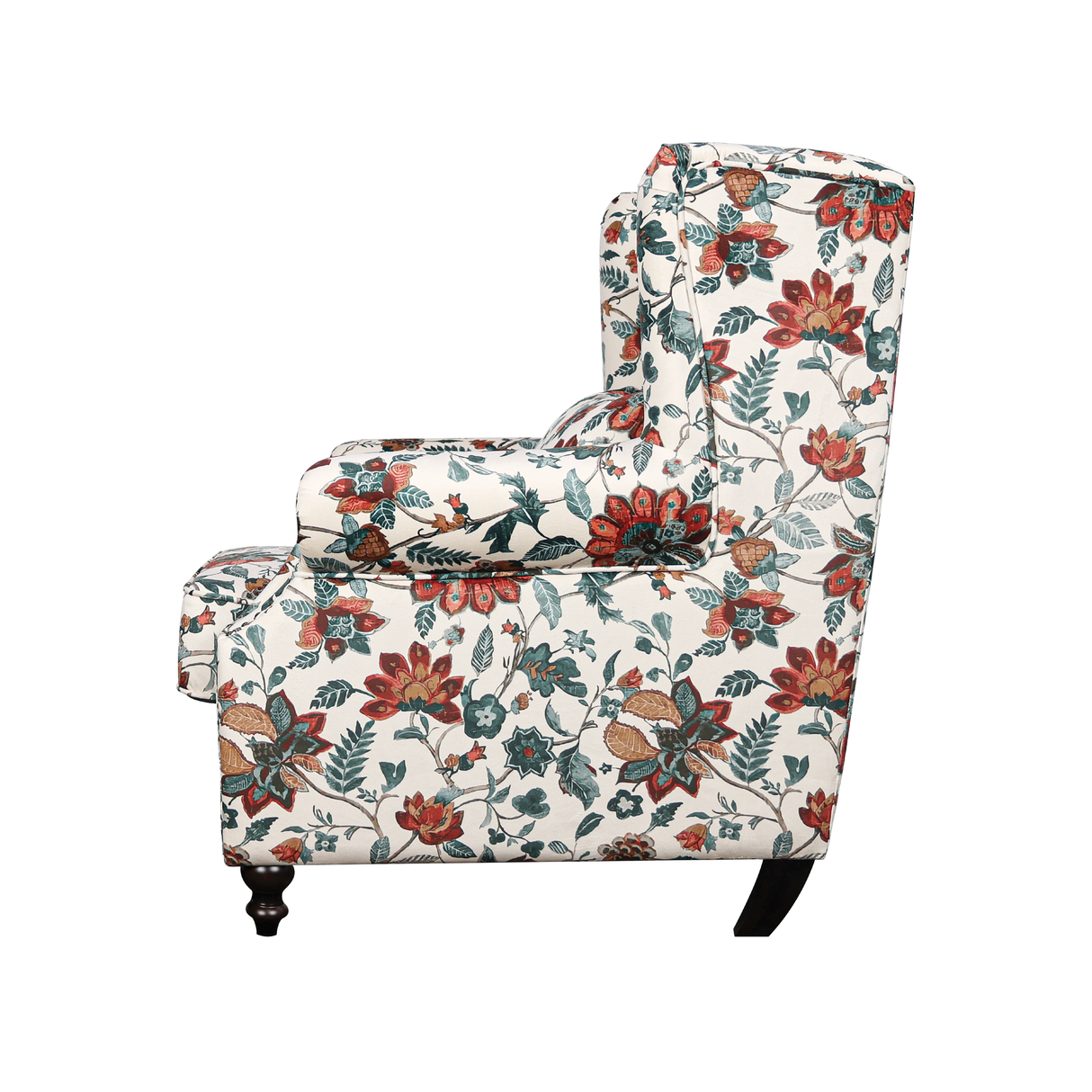 Floral Vintage Chair – Timeless Design, Strong Wood Elegance - NEW ZEALAND BED COMPANY