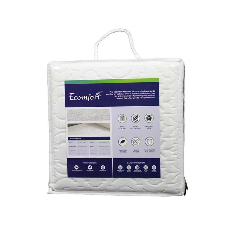 Sleep City Ecomfort Mattress protector back side