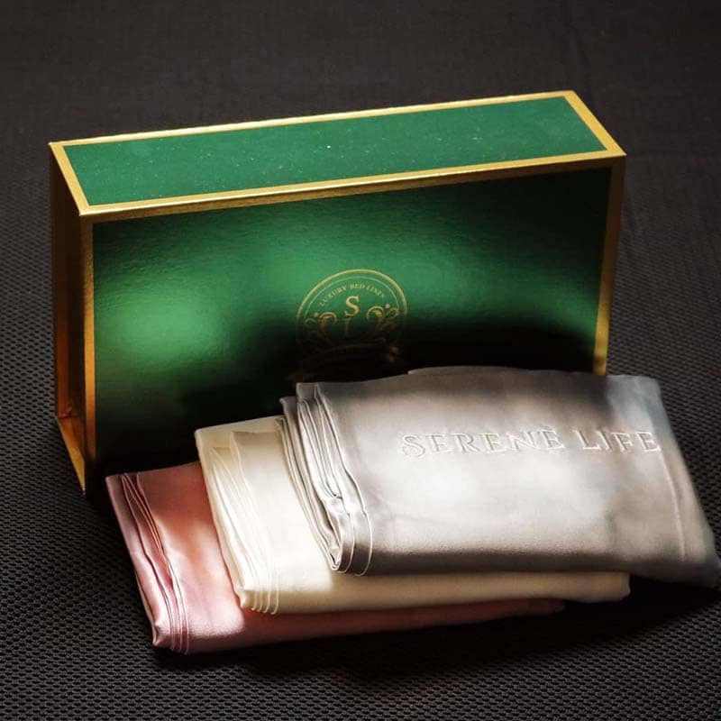 Serene Life Most Luxurious 25 Momme 100% Mulberry Silk Pillow Cases New Zealand