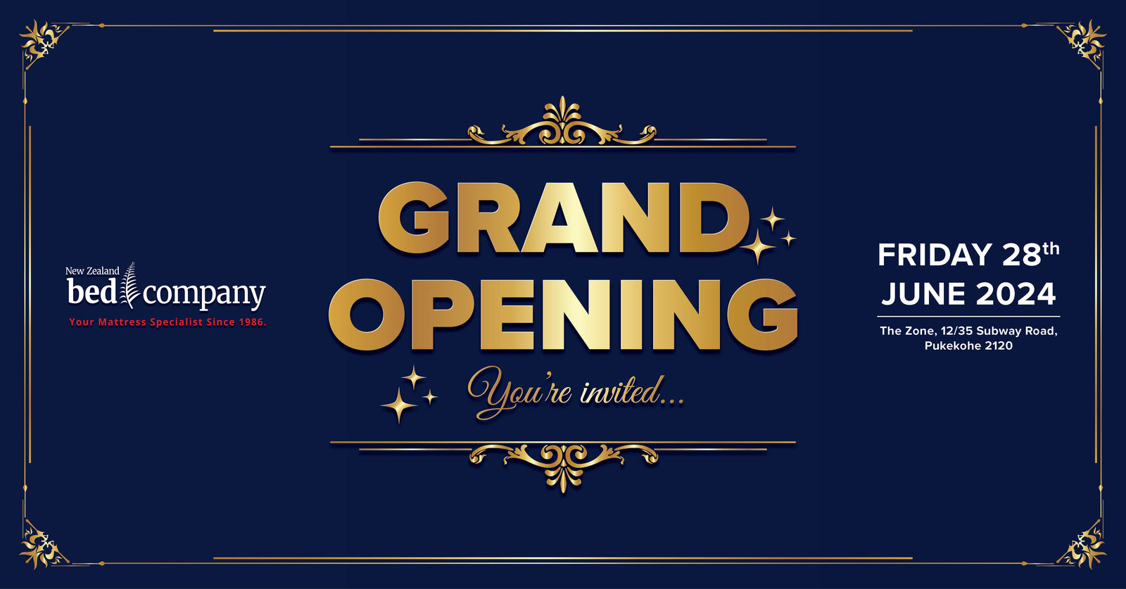 NZ Bed Store Grand Opening - Join Us for a Day of Celebration!