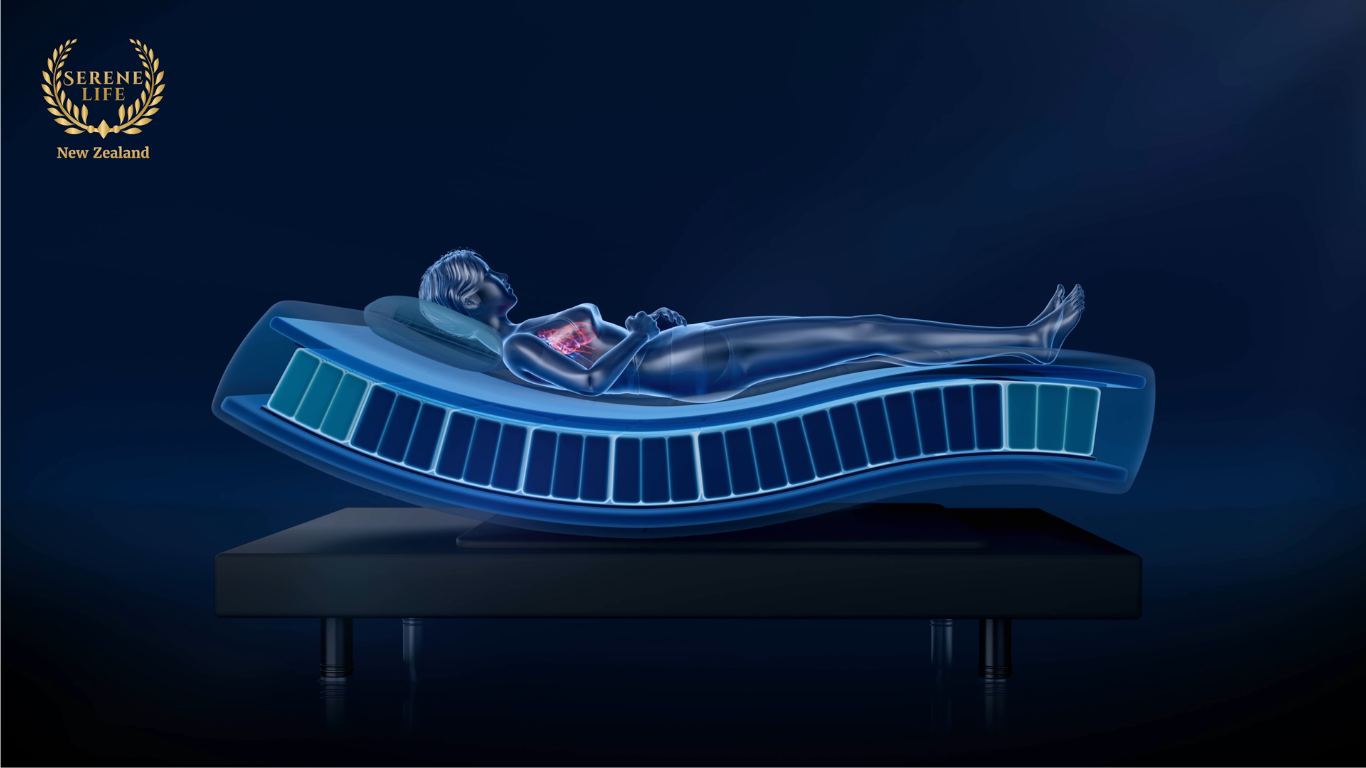 Infographic showing Smartek AI bed