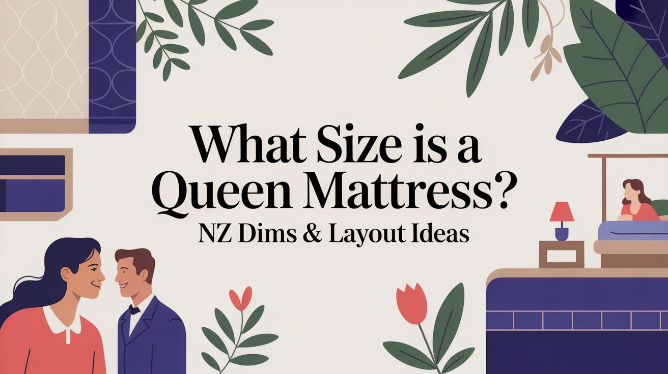 What Size is a Queen Mattress? NZ Dims & Layout Ideas