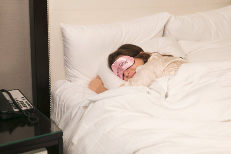 Blog banner showing a woman sleeping for the blog titled: How to Choose the Right Mattress Firmness for NZ Sleepers
