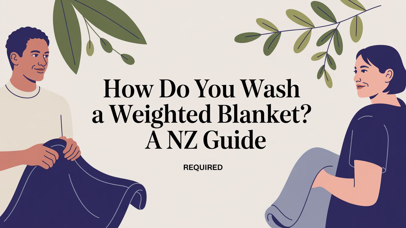 How Do You Wash a Weighted Blanket? A NZ Guide
