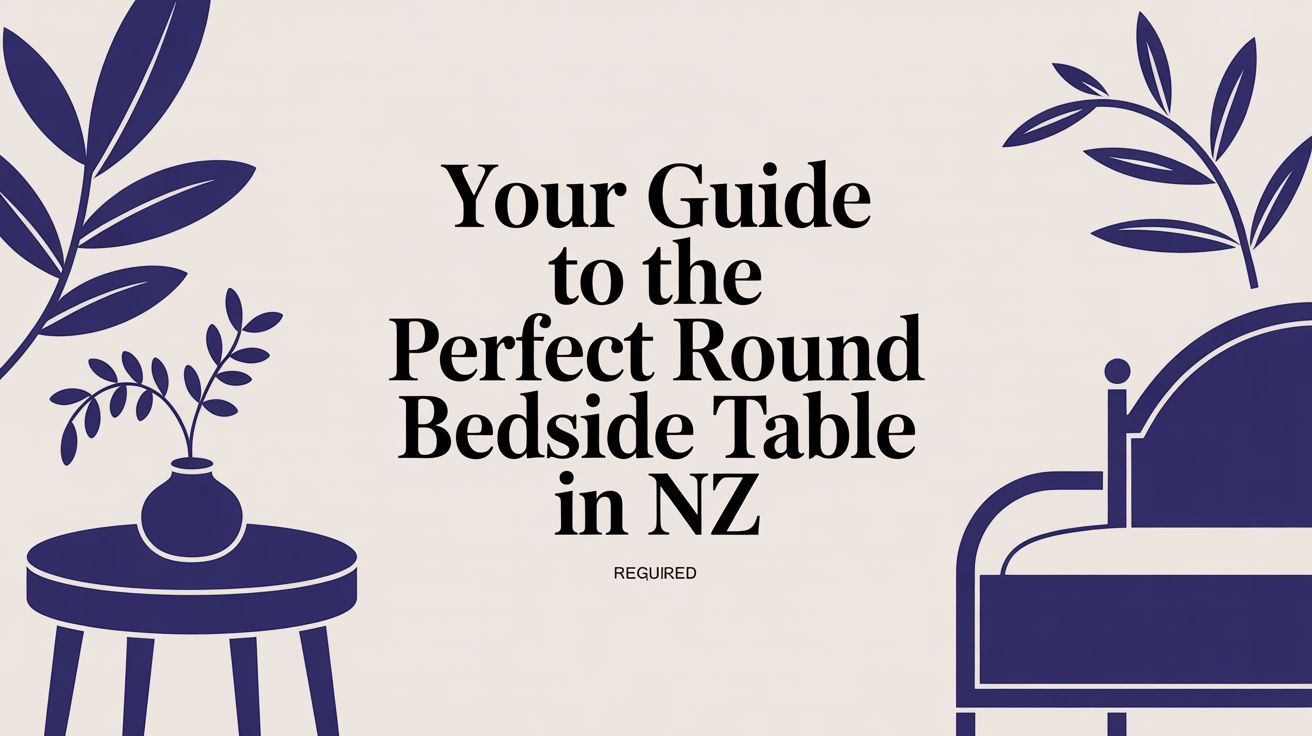 Your Guide to the Perfect Round Bedside Table in NZ
