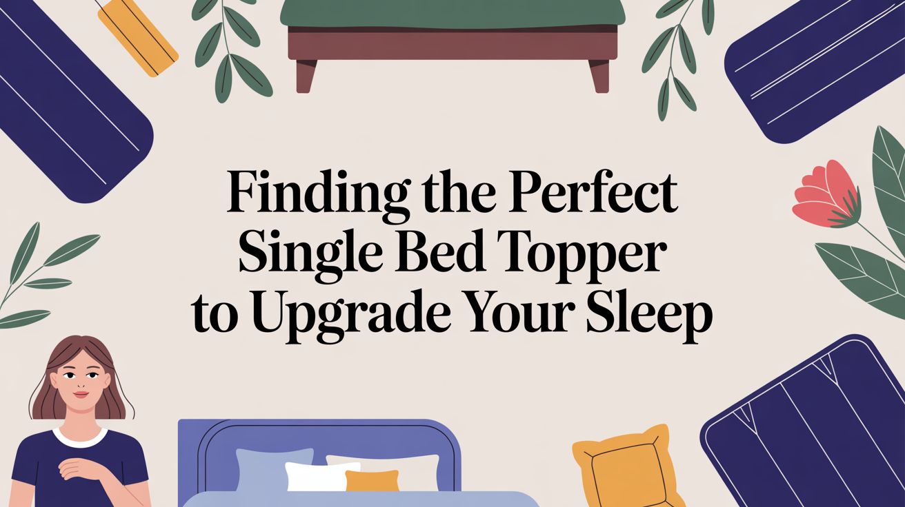 Finding the Perfect Single Bed Topper to Upgrade Your Sleep