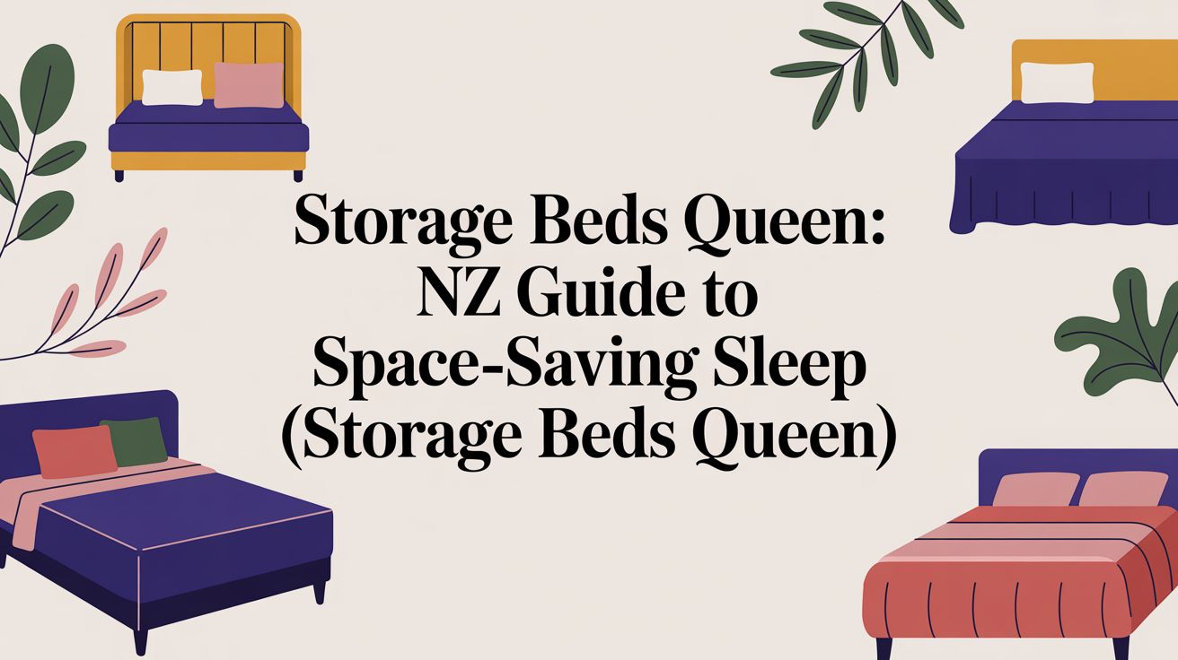 Storage Beds Queen: NZ Guide to Space-Saving Sleep (storage beds queen)