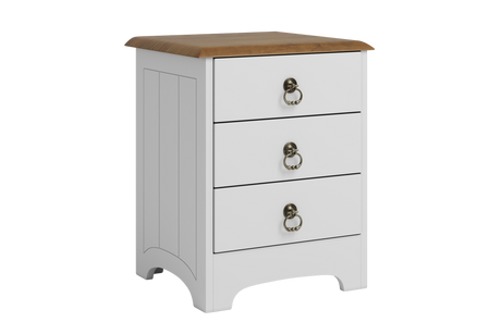 Calais - 3 Drawer Bedside drawers