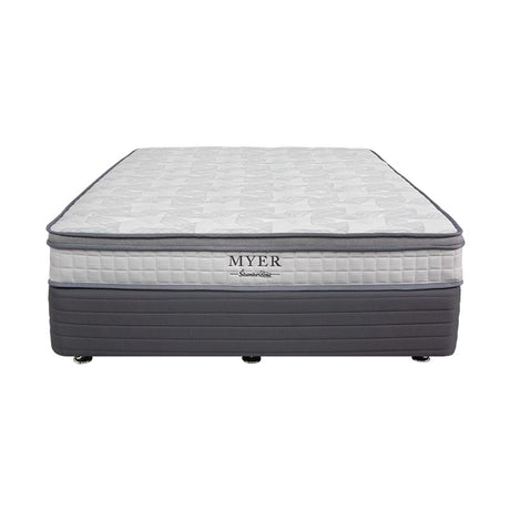 Myer Mattress with Nova Bed Frame (Mattress + Base + Headboard) - SLEEP CITY NZ 